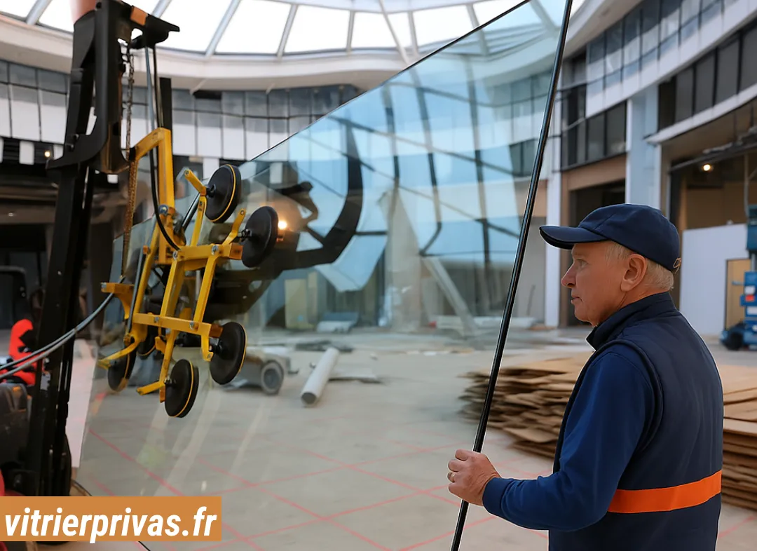 Remplacement de vitrine magasin Privas